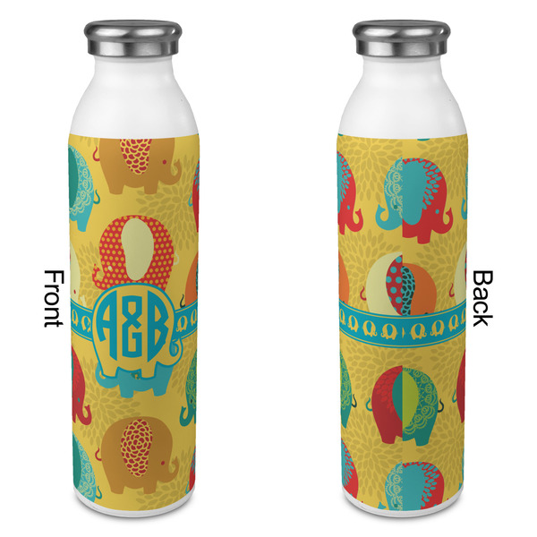 Cute Elephants 20oz Water Bottles - Full Print - Approval