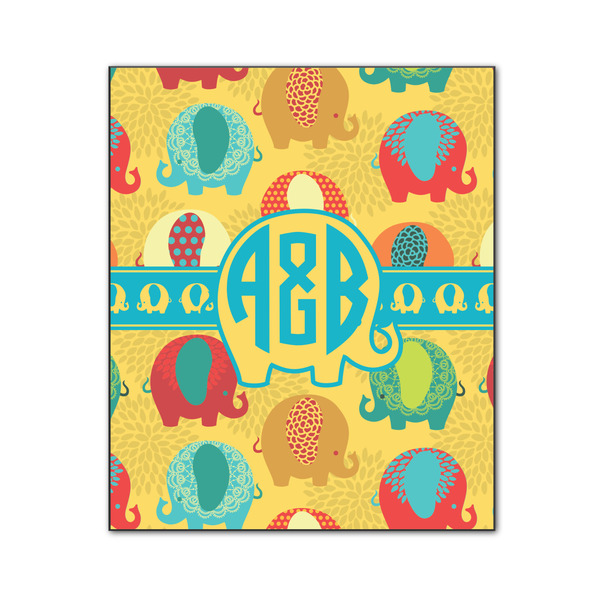 Cute Elephants 20x24 Wood Print - Front View