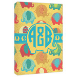 Cute Elephants Canvas Print - 20x30 (Personalized)