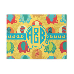 Cute Elephants 5' x 7' Patio Rug (Personalized)