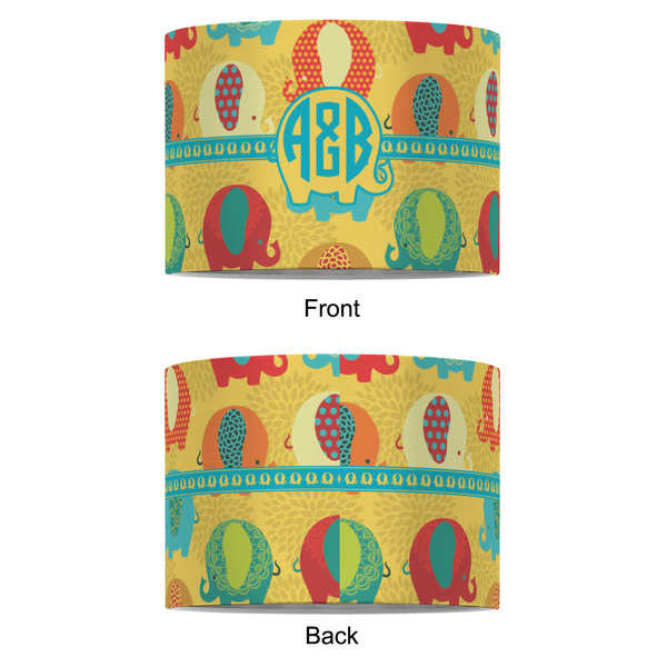 Cute Elephants 8" Drum Lampshade - APPROVAL (Fabric)