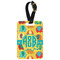 Cute Elephants Metal Luggage Tag w/ Couple's Names