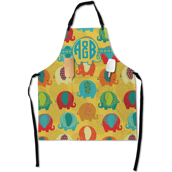 Cute Elephants Apron - Flat with Props (MAIN)