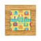 Cute Elephants Bamboo Trivet with 6" Tile - FRONT