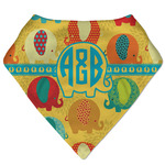 Cute Elephants Bandana Bib (Personalized)