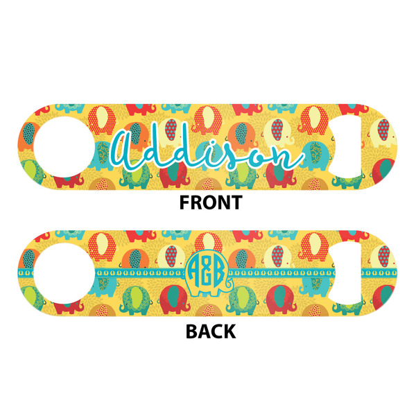 Cute Elephants Bar Bottle Opener - White - Approval