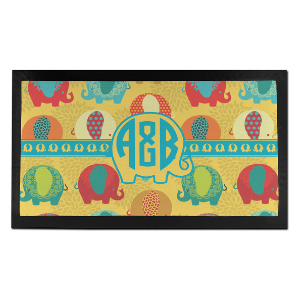 Cute Elephants Bar Mat - Small - FRONT