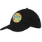 Cute Elephants Baseball Cap - Black (Personalized)
