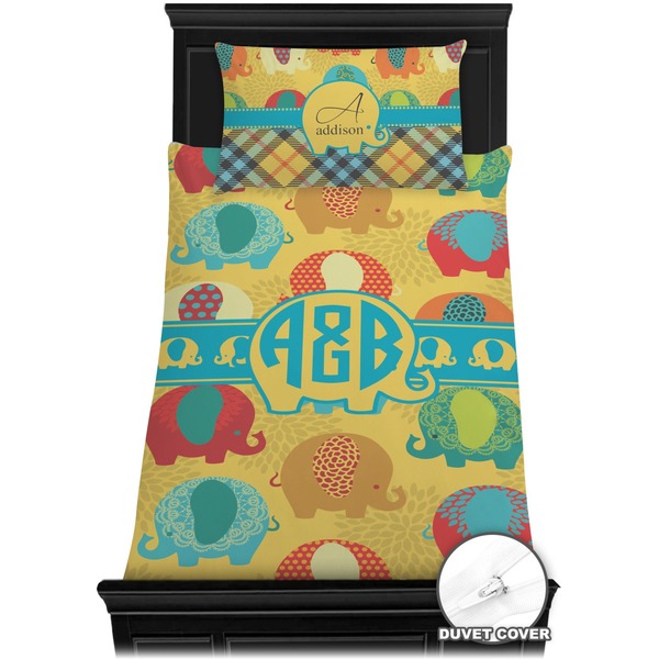 Cute Elephants Bedding Set (Twin) - Duvet