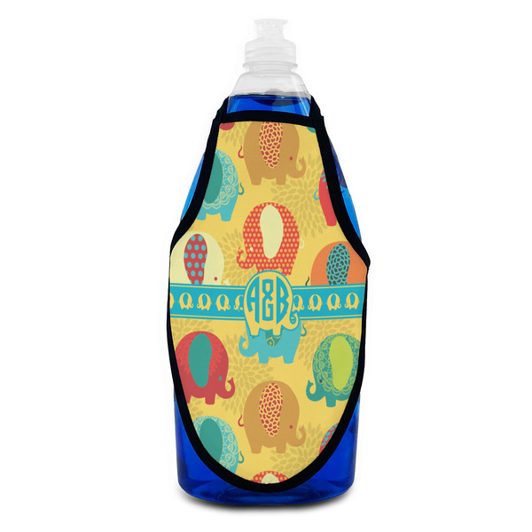 Cute Elephants Bottle Apron - Soap - FRONT