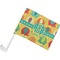Cute Elephants Car Flag - Small w/ Couple's Names