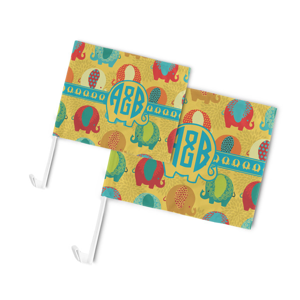 Cute Elephants Car Flags - PARENT MAIN (both sizes)