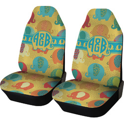 Cute Elephants Car Seat Covers (Set of Two) (Personalized)