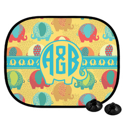 Cute Elephants Car Side Window Sun Shade (Personalized)