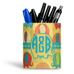 Cute Elephants Ceramic Pen Holder