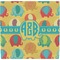 Cute Elephants Ceramic Tile Hot Pad (Personalized)
