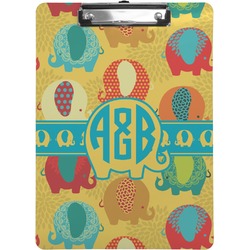 Cute Elephants Clipboard (Personalized)