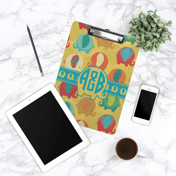 Cute Elephants Clipboard - Lifestyle Photo