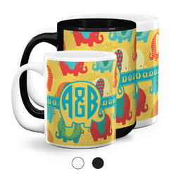 Cute Elephants Coffee Mug (Personalized)