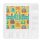Cute Elephants Embossed Decorative Napkin - Front View