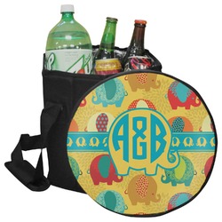 Cute Elephants Collapsible Cooler & Seat (Personalized)