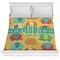 Cute Elephants Comforter - Full / Queen (Personalized)