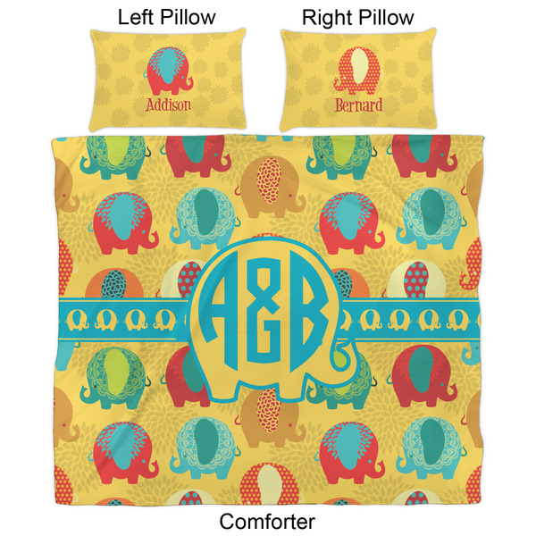 Cute Elephants Comforter Set - King - Approval