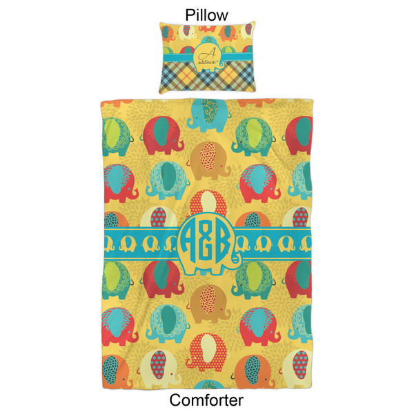 Cute Elephants Comforter Set - Twin XL - Approval