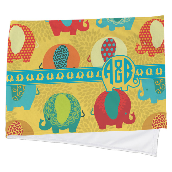 Custom Cute Elephants Cooling Towel (Personalized)