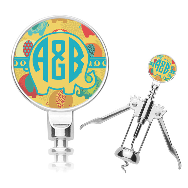 Custom Cute Elephants Corkscrew (Personalized)