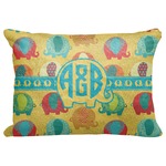 Cute Elephants Decorative Baby Pillowcase - 16"x12" (Personalized)