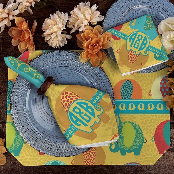 Cute Elephants Dining Set