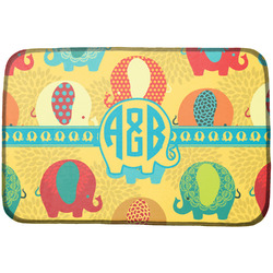 Cute Elephants Dish Drying Mat (Personalized)