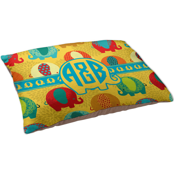 Cute Elephants Dog Bed - Large