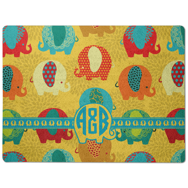Cute Elephants Dog Food Mat - Medium without bowls