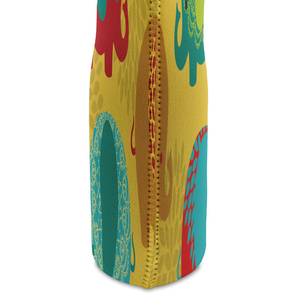 Cute Elephants Double Wine Tote - DETAIL 2 (new)