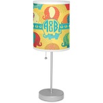 Cute Elephants 7" Drum Lamp with Shade (Personalized)
