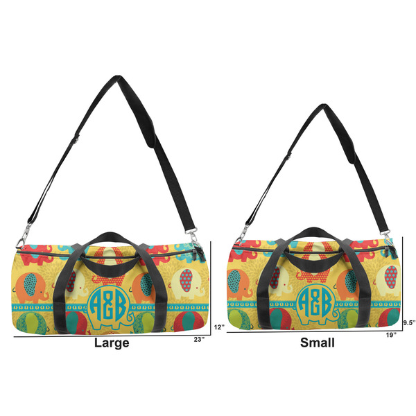 Cute Elephants Duffle Bag Small and Large