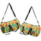 Cute Elephants Duffle bag large front and back sides