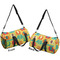 Cute Elephants Duffle bag small front and back sides