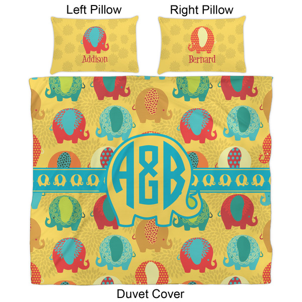 Cute Elephants Duvet Cover Set - King - Approval