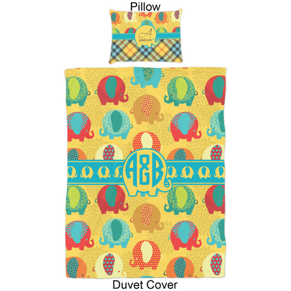 Cute Elephants Duvet Cover Set - Twin - Approval