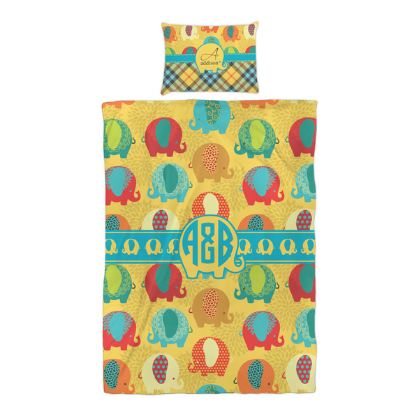 Cute Elephants Duvet Cover Set - Twin XL - Alt Approval