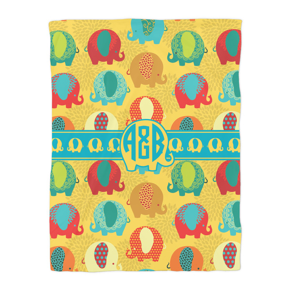 Cute Elephants Duvet Cover - Twin - Front