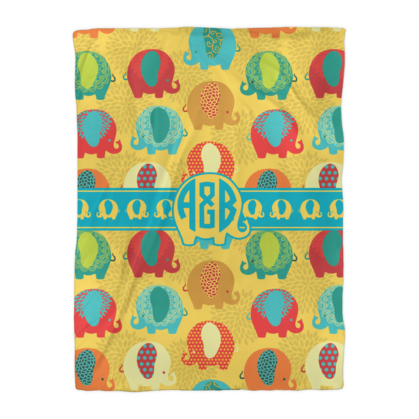 Cute Elephants Duvet Cover - Twin XL - Front