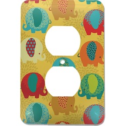 Cute Elephants Electric Outlet Plate