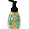 Cute Elephants Foam Soap Bottle - Black (Personalized)
