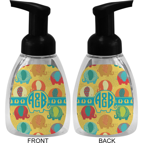 Cute Elephants Foam Soap Bottle (Front & Back)