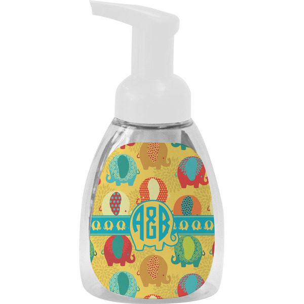 Custom Cute Elephants Foam Soap Bottle (Personalized)