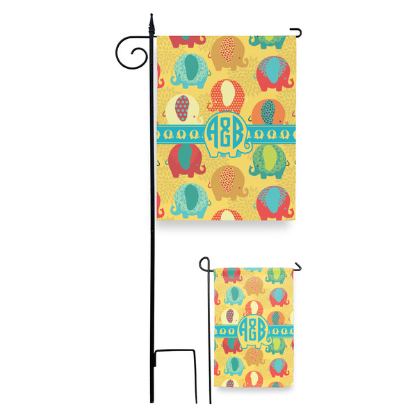 Cute Elephants Garden Flag - PARENT/MAIN